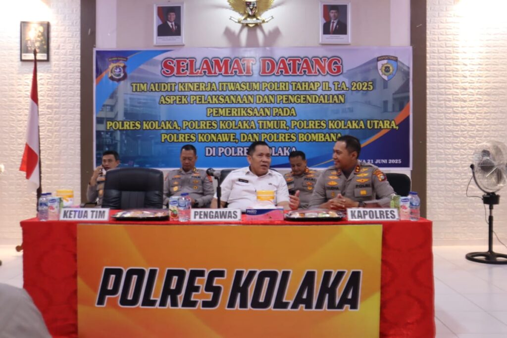 Itwasum Polri Audit Kinerja di Polres Kolaka 2025, Dorong Efisiensi dan Kualitas Layanan