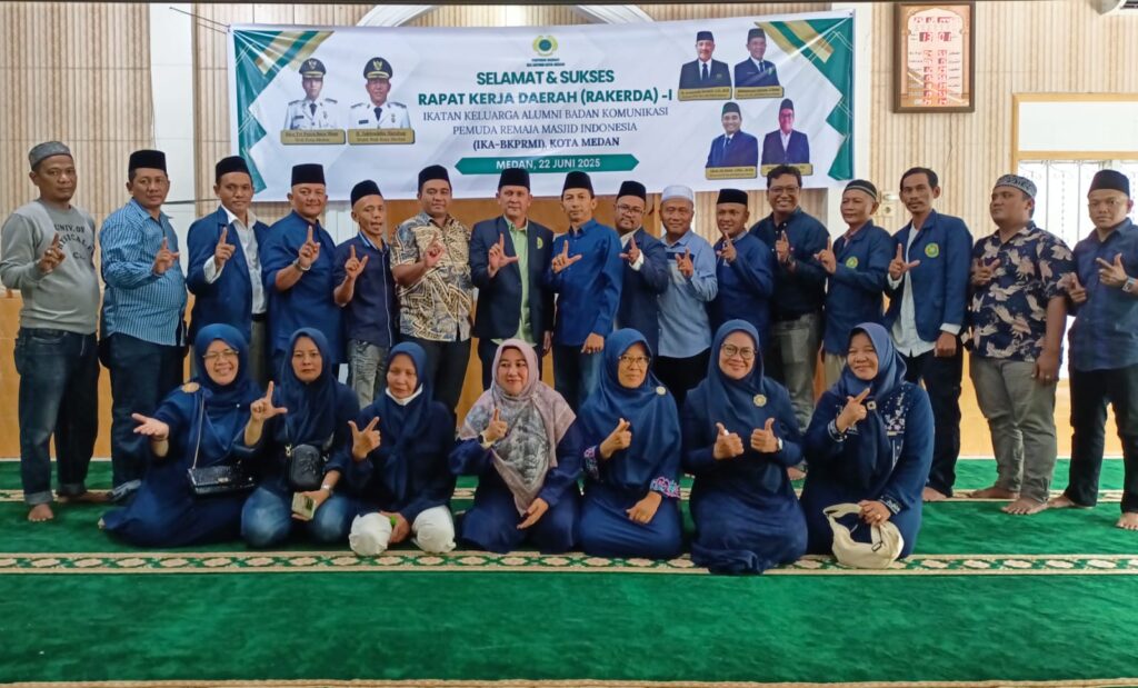 PD IKA BKPRMI Kota Medan Sukses Gelar RAKERDA dengan Tema “Sinergitas Majukan Medan dengan Makmurkan Masjid”