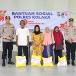 Bakti Sosial Polres Kolaka Warnai Peringatan HUT Bhayangkara Ke-79