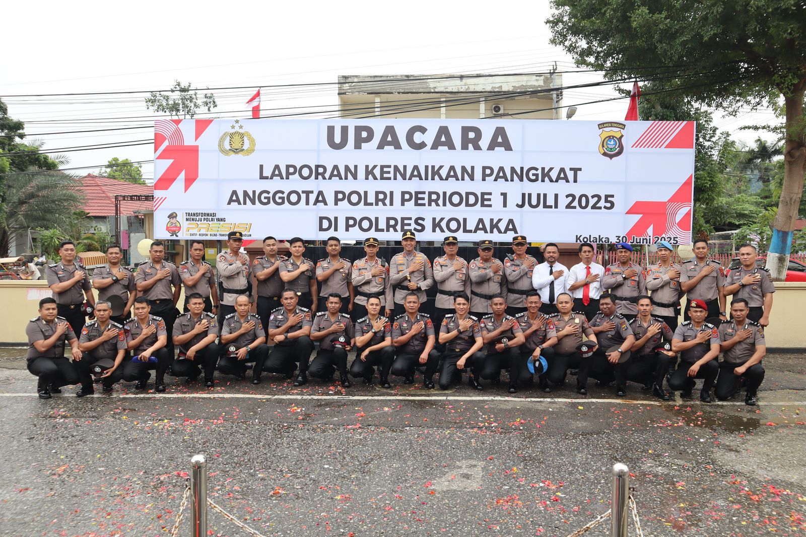 Kapolres Kolaka Pimpin Korp Rapot Periode 1 Juli 2025 Personil Polres Kolaka