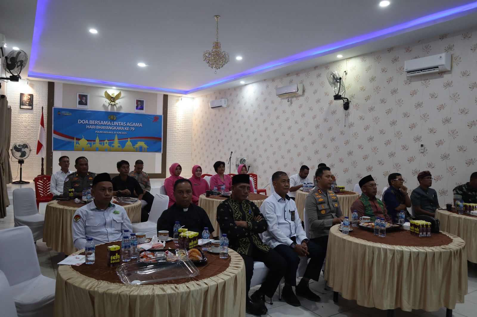 Doa Bersama Lintas Agama Dalam Rangka Menyambut Hari Bhayangkara Ke-79 tanggal 1 Juli 2025.