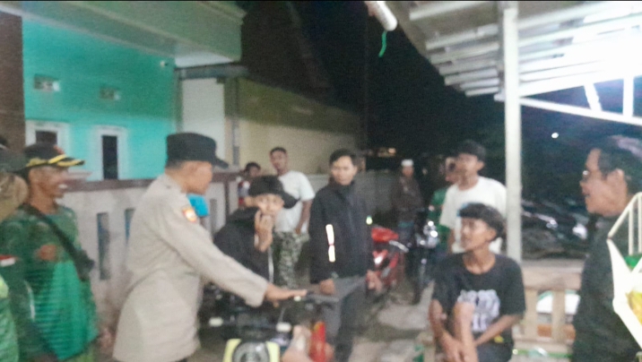 Polsek Blanakan Polres Subang Patroli Jam Malam Implementasikan SE Bupati Subang