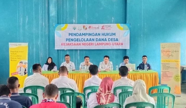 Kejari Kotabumi Gencarkan Pendampingan Hukum Dana Desa: Tiga Kades Hadiri Rapat di Gedung Raja