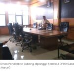 Diduga Selewengkan Dana BOS 10 Milyar, Disdikbud Subang Dipanggil DPRD.