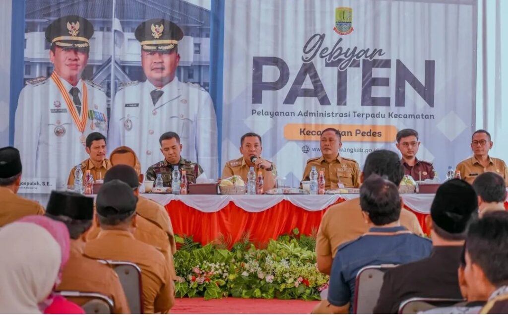 Bupati Karawang Hadiri Gebyar PATEN di Kecamatan Pedes: Bangun Sinergi untuk Kepentingan Masyarakat