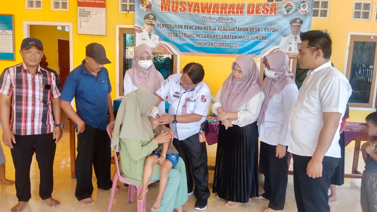 Puskesmas Gedung Negara Gelar Vaksinasi Anak, Kepala Puskesmas Ajak Warga Aktif Berobat
