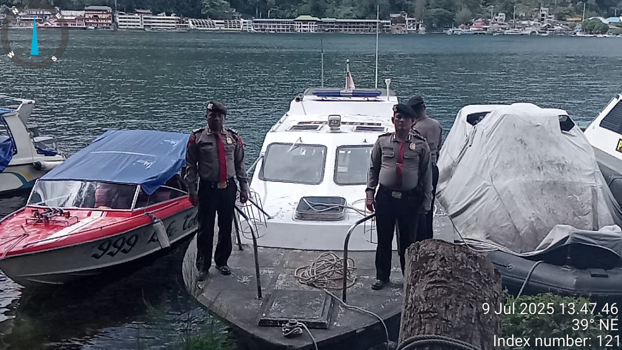 Sat Pamobvit Simalungun Hadirkan Rasa Aman di Danau Toba, Dedikasi Tanpa Lelah untuk Wisatawan