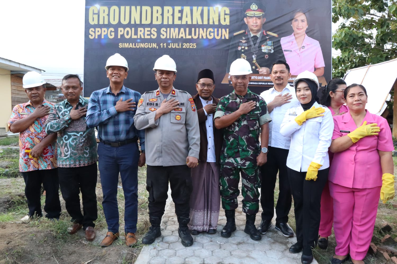 Polres Simalungun Wujudkan Komitmen Melayani: Groundbreaking SPPG Demi Masa Depan Cerah Generasi Bangsa