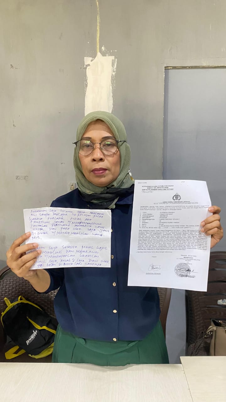 Laporan Polisi Kasus Penggelapan Dana Perusahaan di Tahun 2023, Suraedah : Harap Ada Titik Terang
