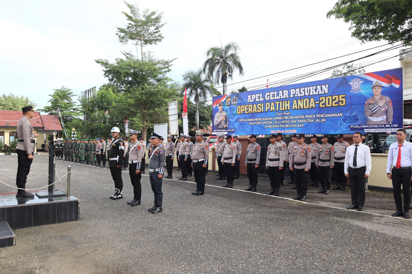 Kapolres Kolaka Pimpin Apel Operasi Patuh Anoa 2025, Fokus Wujudkan Tertib Lalu Lintas