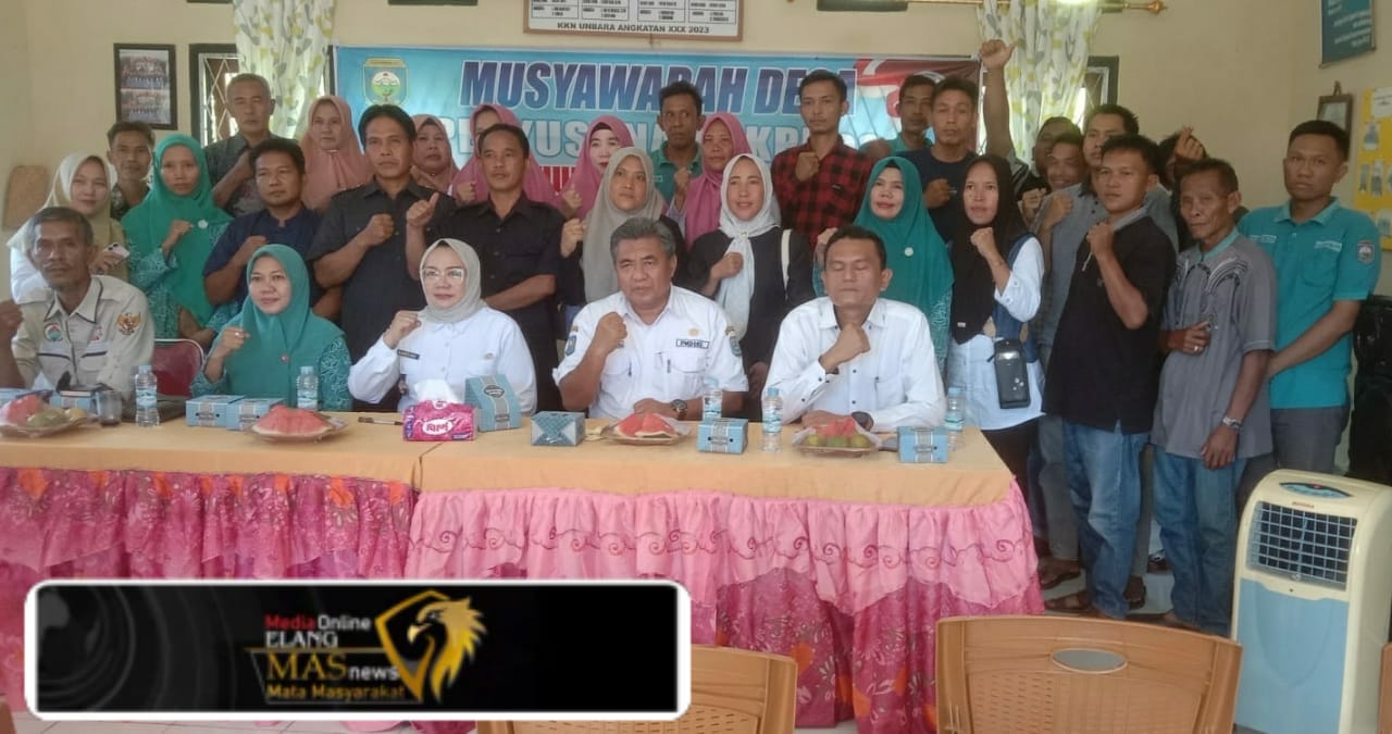 Rembuk Stunting Desa Tanjung Agung, PMD Tekankan Ketahanan Pangan sebagai Prioritas