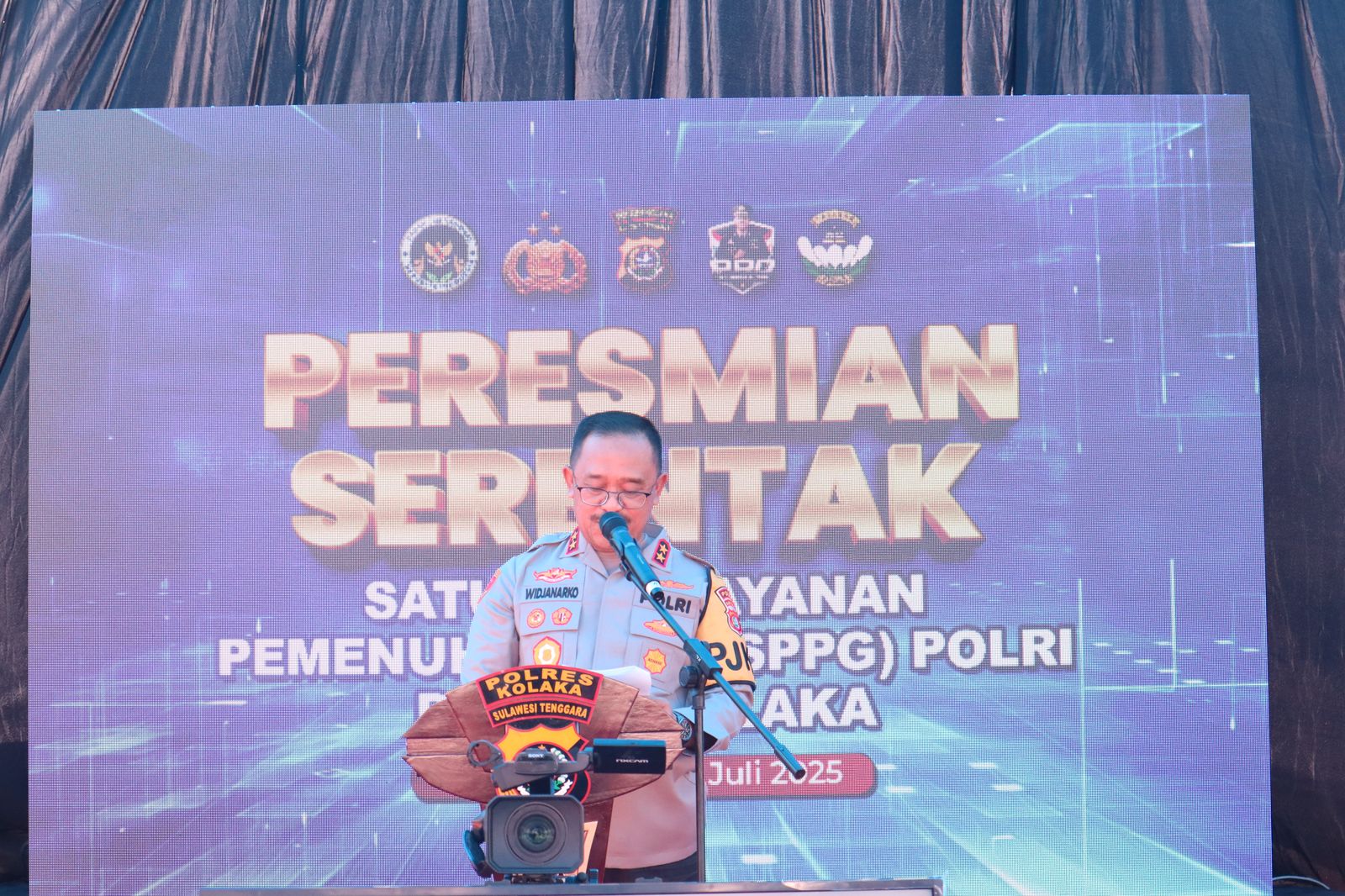 Kapolri Resmikan SPPG Polres Kolaka Polda Sultra secara Daring, Dukung Penuh Program MBG