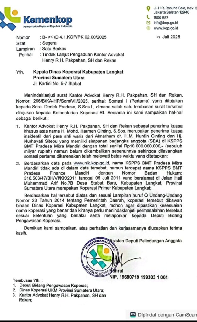Diduga Gelapkan Dana Rakyat, Politisi Gerindra Dedek Pradesa Terlibat Operasi Koperasi Ilegal