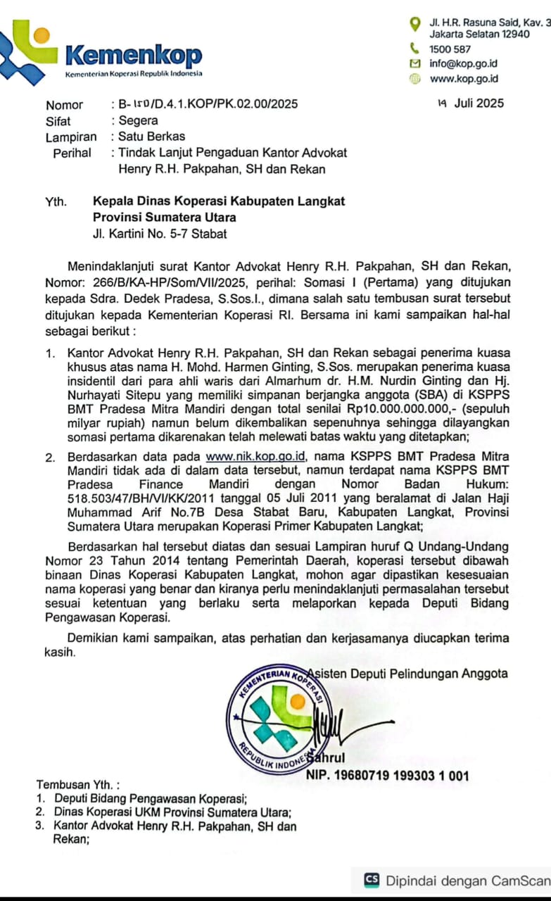 Diduga Gelapkan Dana Rakyat, Politisi Gerindra Dedek Pradesa Terlibat Operasi Koperasi Ilegal