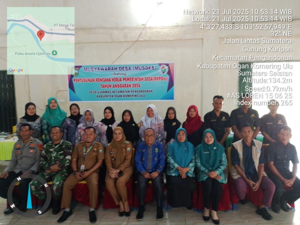 Musyawarah Desa (MUSDES) Rencana Kerja Pemerintah Desa UjanMas tahun 2026