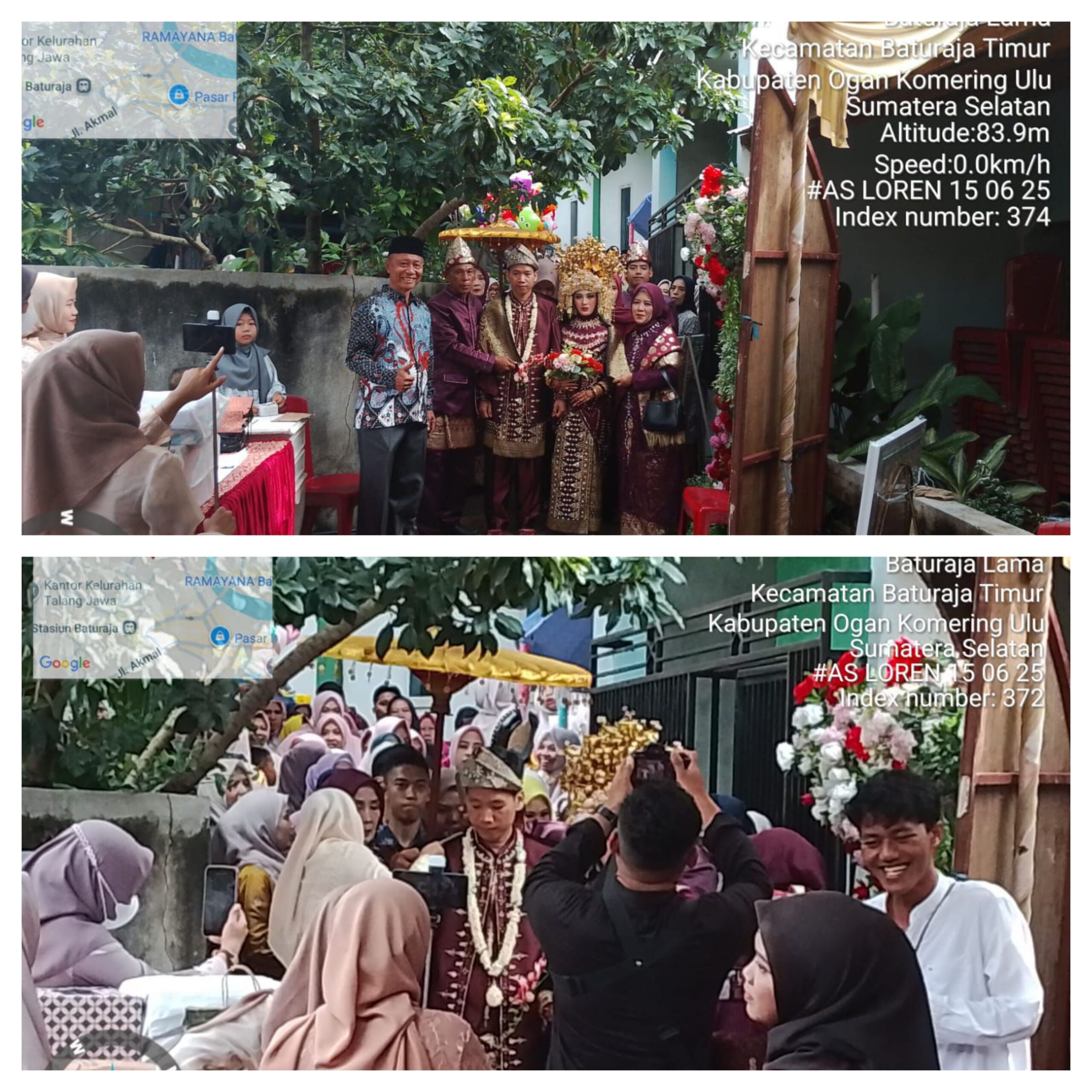 Resepsi Pernikahan Rini Ambari dan Ahmad Danizar, Dihadiri Staf Kemenag OKU dan Tokoh Masyarakat