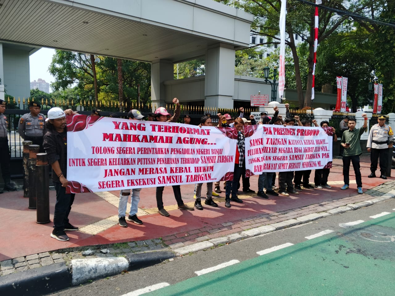 Desak Eksekusi Samsul Tarigan, Mahasiswa Minta Presiden Prabowo Turun Tangan