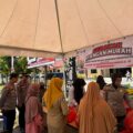 Polres Kolaka Gelar Gerakan Pangan Murah Sambut HUT RI ke-80