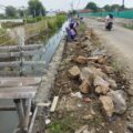 LSM ELANG MAS Pantau Pelaksanaan Pembangunan TPT di Desa Muara, Diduga Dikerjakan Asal – asalan dan Tumpang Tindih. 