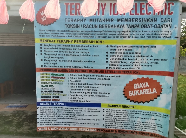 Teraphy Ion electric Kini Buka Di Desa Muara Kecamatan Blanakan.