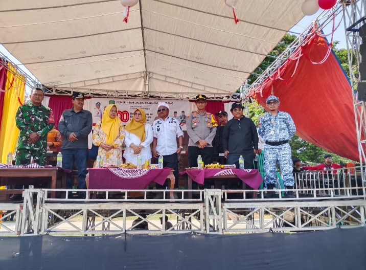 Meriahkan HUT Kemerdekaan RI Ke 80 Tahun, Pemdes Tanjungtiga Gelar Pawai Alegoris Yang di Ikuti Ribuan Warga.