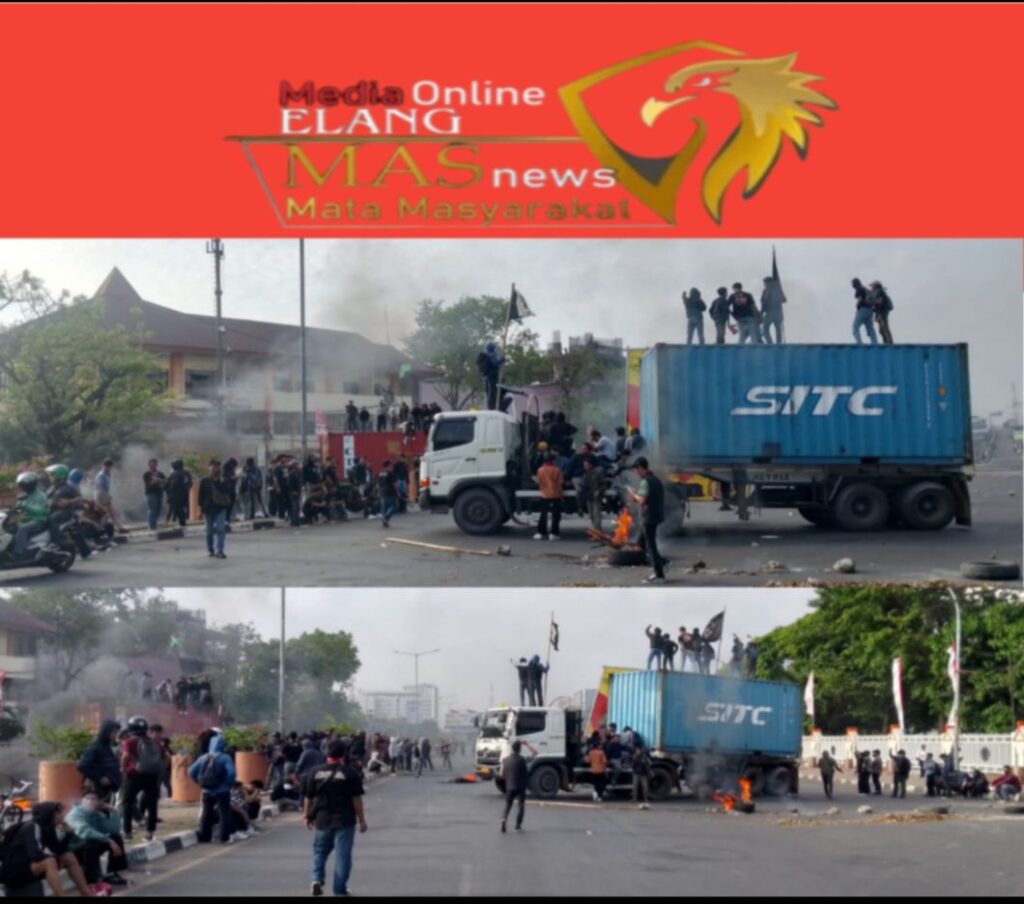 Kericuhan di DPRD Makassar, Massa Bakar Puluhan Kendaraan dan Pos Jaga