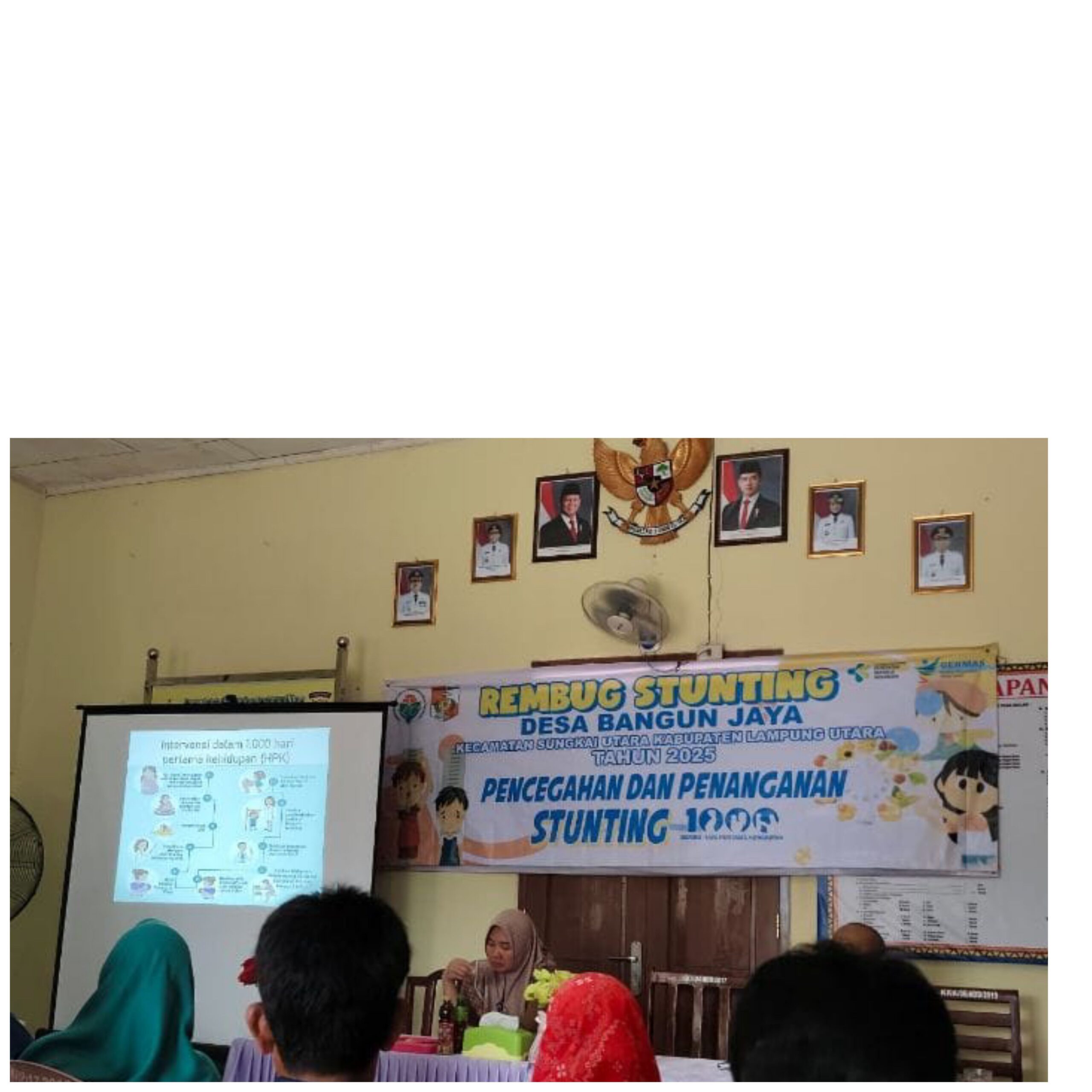 Desa Bangun Jaya Gelar Rembuk Stunting, Warga Antusias Dukung Pencegahan Stunting Anak
