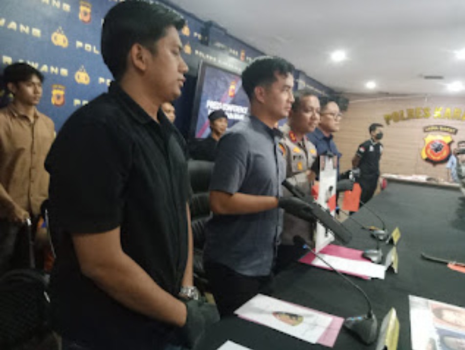 Polres Karawang Bongkar Sindikat Perampok Bersenjata, Dua Pelaku Ditangkap, Dua Masih Buron