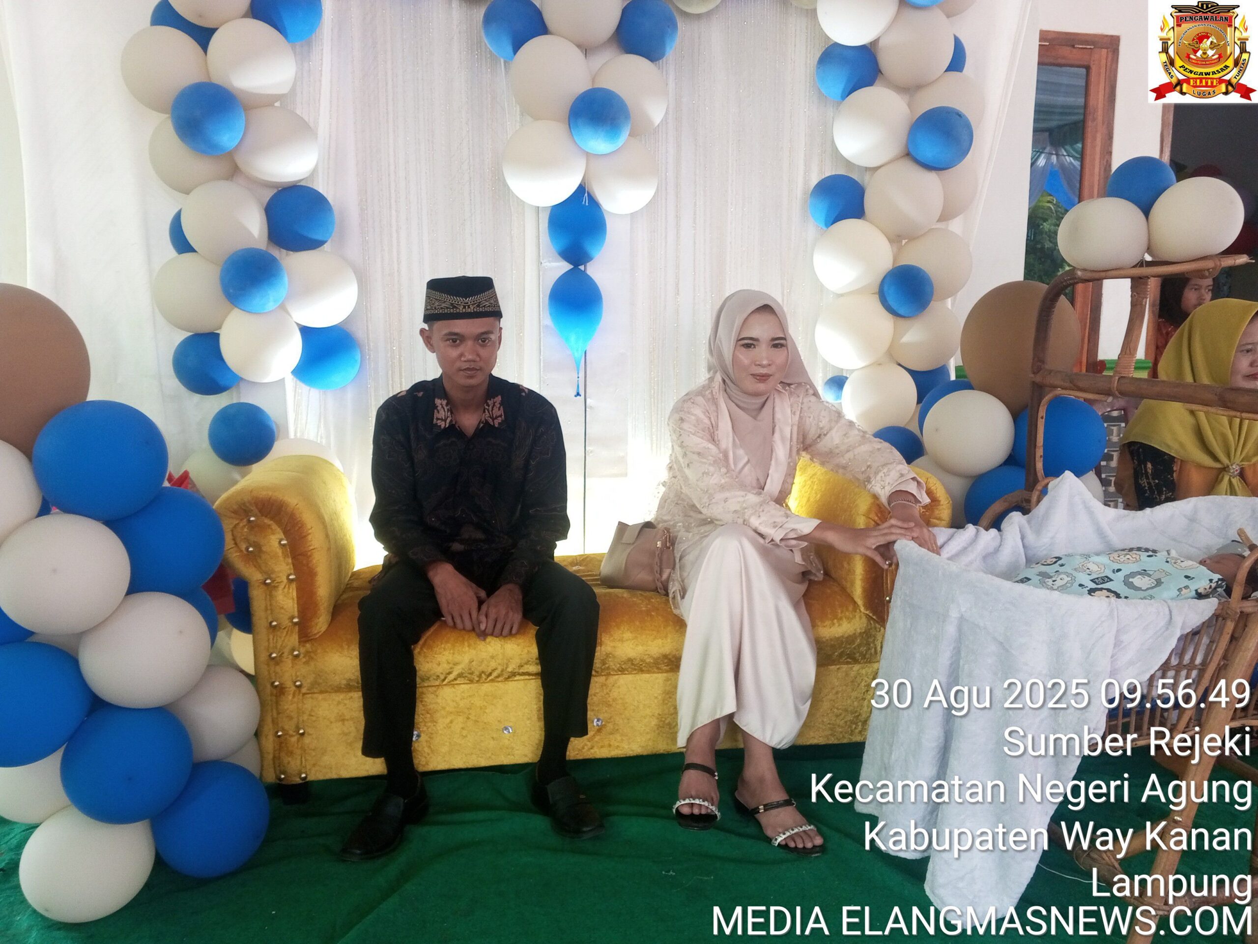 Syukuran Aqiqah dan Marhaban Putra Pertama Sairin Okta Piasa Berlangsung Khidmat