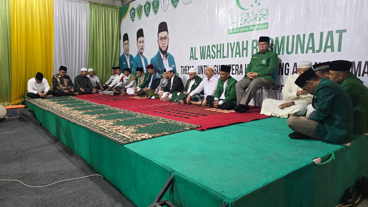 Al-Washliyah Sumut Gelar Munajat, Doakan Kebaikan Bangsa dan Palestina