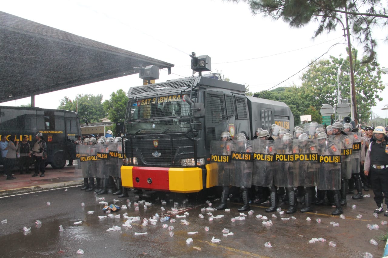 Gelar Latihan Dalmas, Tingkatkan Profesionalitas Anggota, Polres Purwakarta