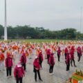 KLPI Sumatera Selatan Gelar Senam Bersama di Taman Kota Baturaja