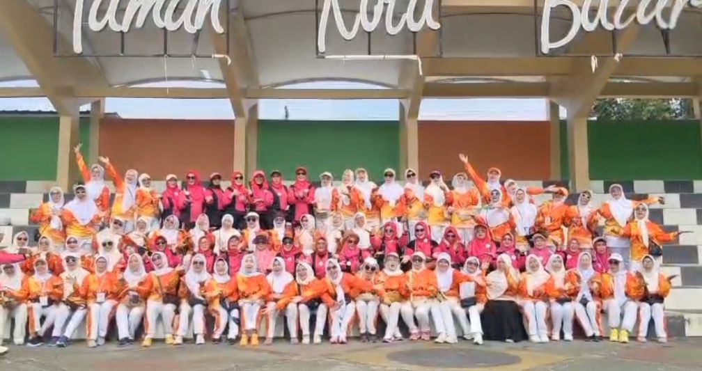 KLPI OKU dan KLPI Palembang Gelar Senam Bersama, Pererat Silaturahmi di Baturaja