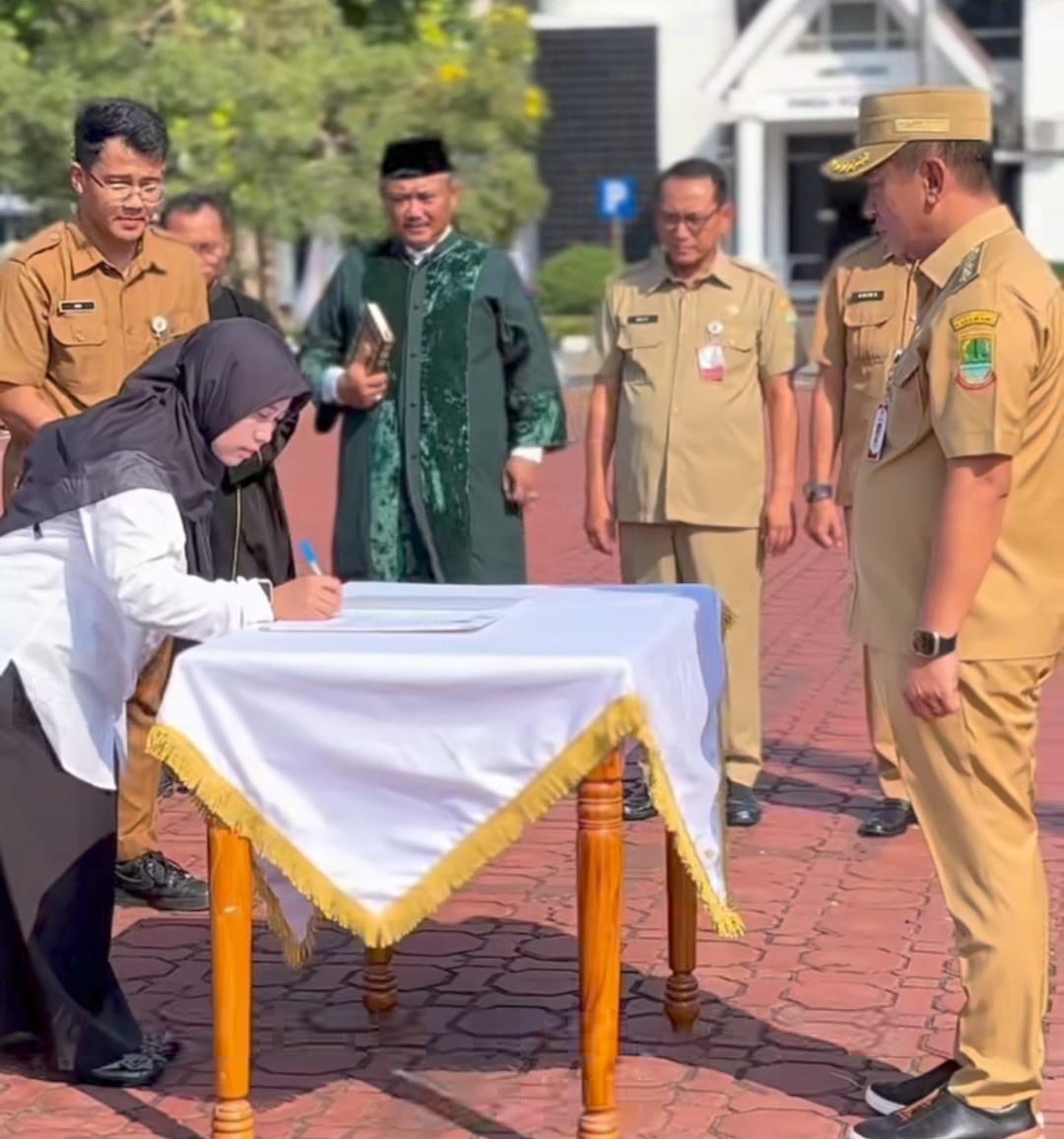 BKPSDM Karawang Lantik ASN, PPPK, dan Pejabat Fungsional Baru