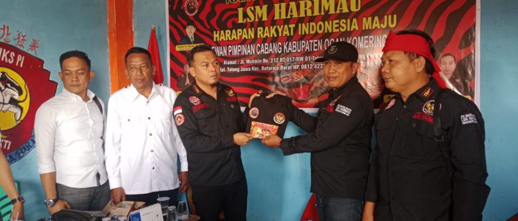 DPW LSM Harimau Lakukan Kunjungan Kerja ke DPC OKU, Serahkan Surat Pemberitahuan ke Kodim 0403