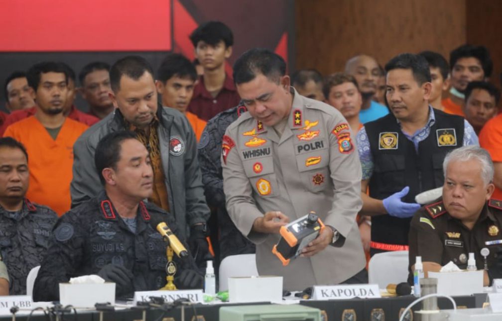 Kolaboratif, Kepala BNN RI Pimpin Pengungkapan Kasus dan Pemusnahan Narkoba di Polda Sumut