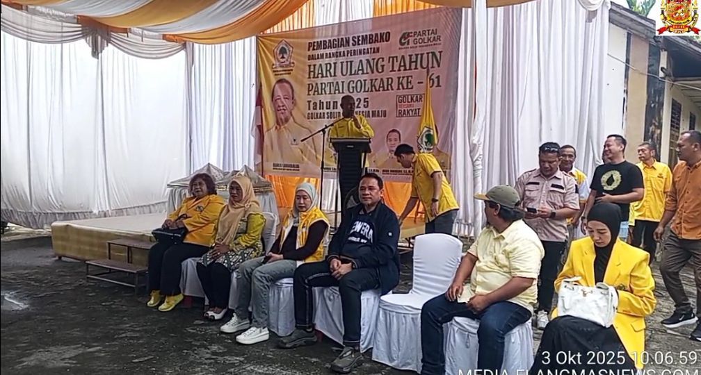 HUT ke-61 Partai Golkar di OKU Berlangsung Meriah, Dihadiri Tokoh Nasional dan Daerah