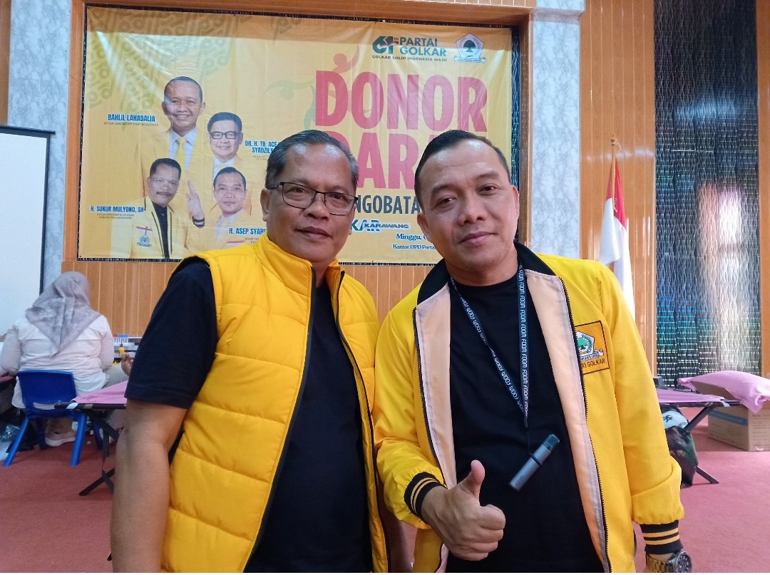 DPD Partai Golkar Karawang Gelar Pengobatan Gratis dan Donor Darah dalam Rangka HUT ke-61