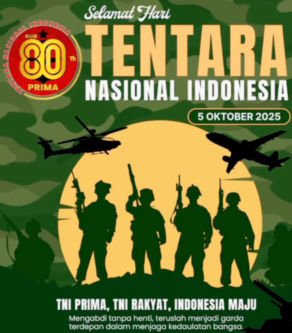 Media Elangmasnews.com Ucapkan Selamat HUT ke-80 Tentara Nasional Indonesia