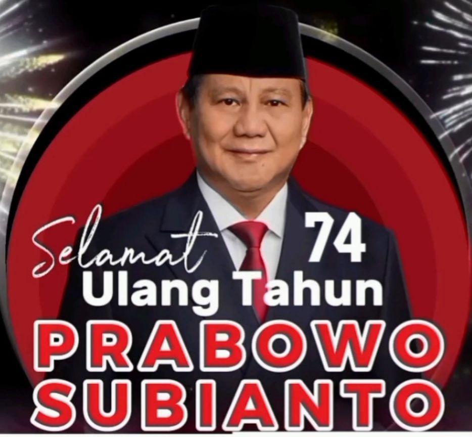 Media ElangMasNews.com Ucapkan Selamat Ulang Tahun kepada Presiden RI Prabowo Subianto