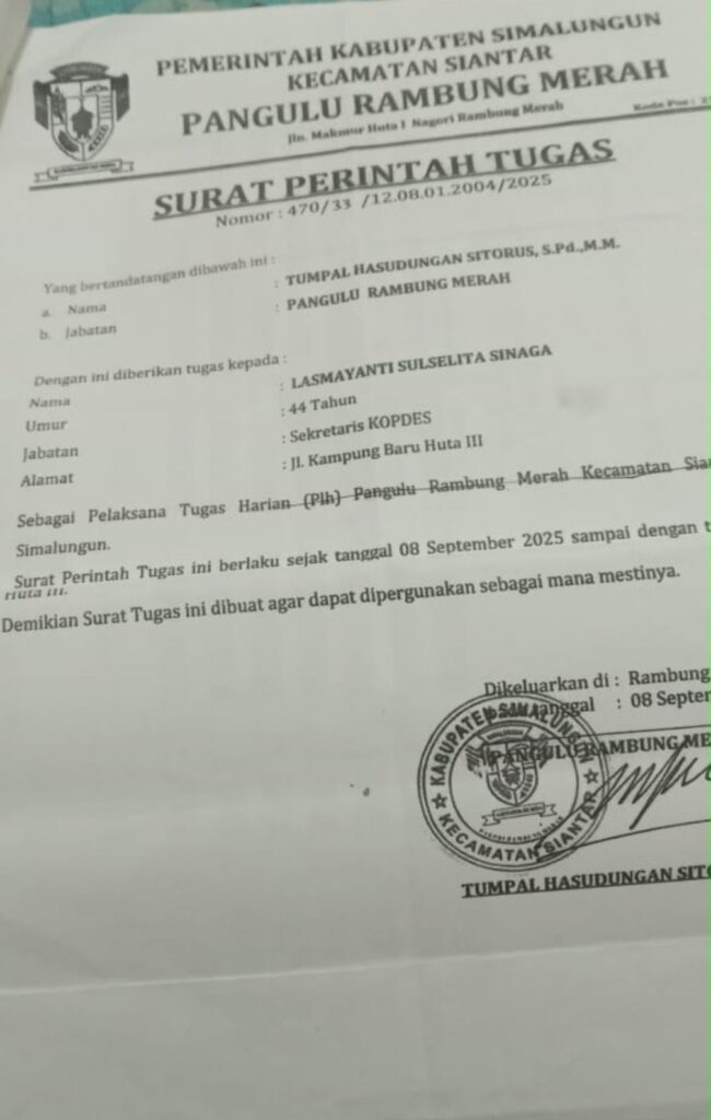 Sekretaris Koperasi Jadi PLT Gamot: Akal-akalan Pangulu Rambung Merah atau Pelanggaran UU Desa?