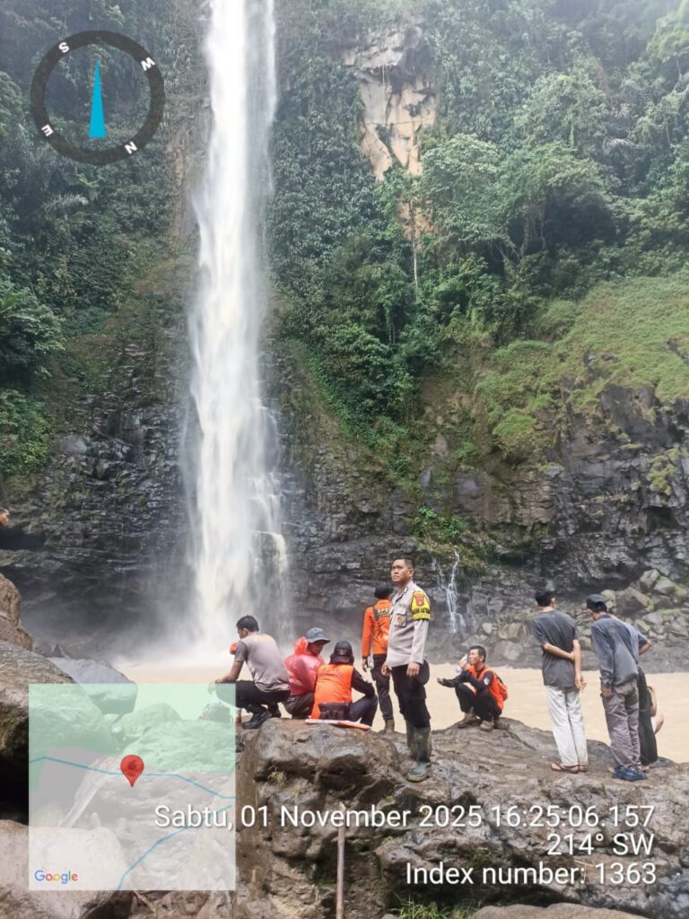 Remaja 16 Tahun Dilaporkan Tenggelam di Curup Besemah, Tim Gabungan Lakukan Pencarian