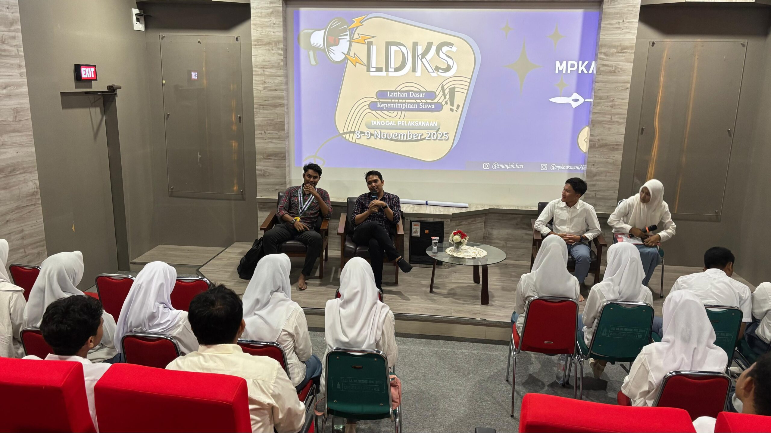 LDKS OSIS SMAN 7 Banda Aceh Hadirkan sekjen PB PII sebagai Narasumber.