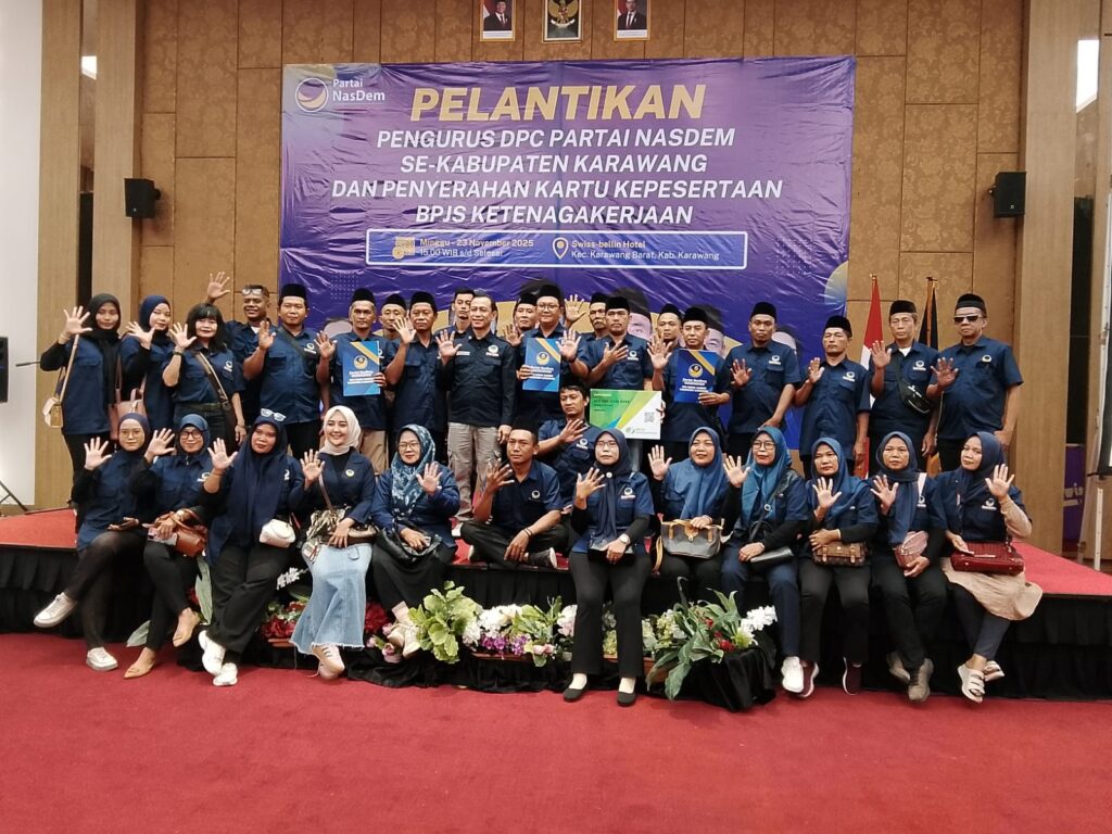 NasDem Karawang Kukuhkan Pengurus DPC, Tegaskan Penguatan Struktur hingga Akar Rumput