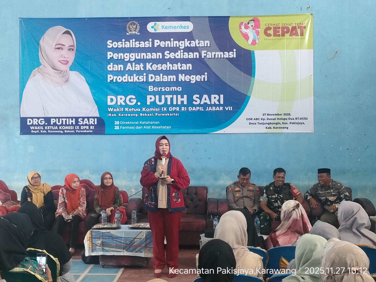 Putih Sari dan Kemenkes Gelar Sosialisasi Penggunaan Produk Farmasi Lokal di Pakisjaya