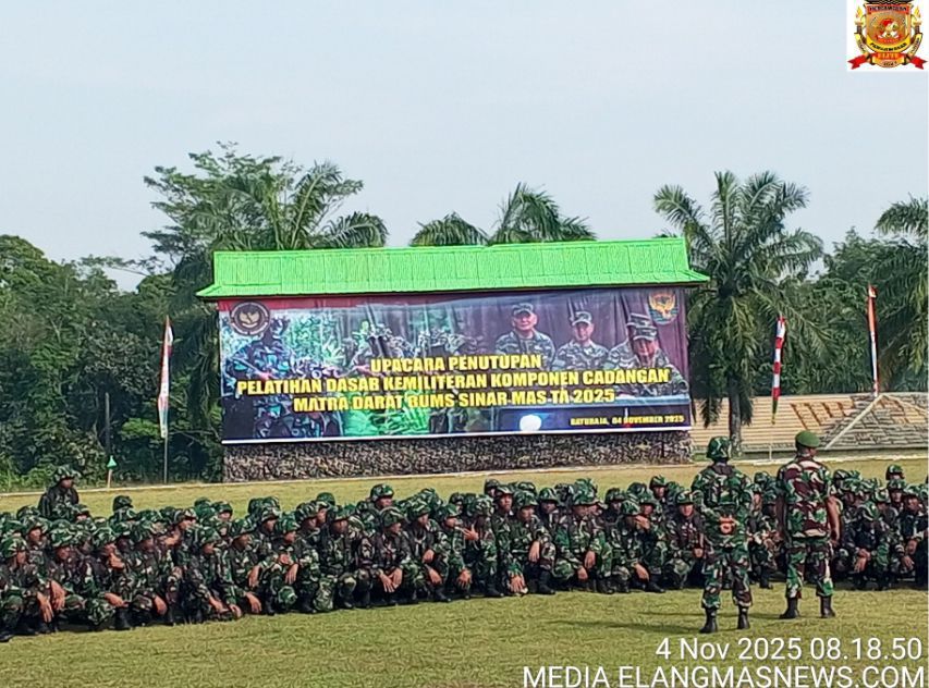 Latsarmil Komcad Matra Darat 2025 Resmi Ditutup, Pangdam II/Sriwijaya: Jadilah Prajurit yang Dicintai Rakyat