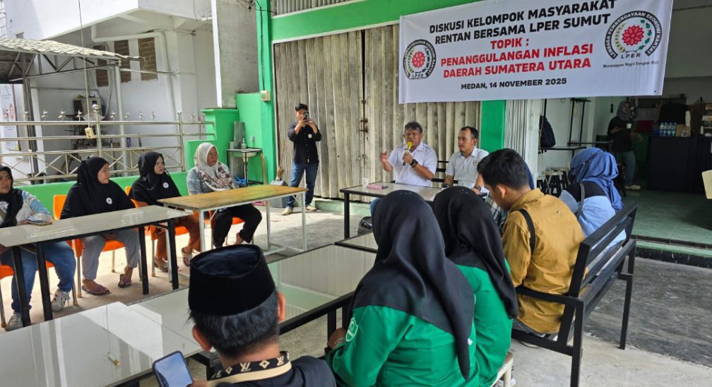 LPER Sumut Gelar Diskusi Penanggulangan Inflasi Daerah  Pemerintah Diminta Intervensi Turunkan Harga Barang  Masyarakat Diimbau Jaga Stabilitas Inflasi