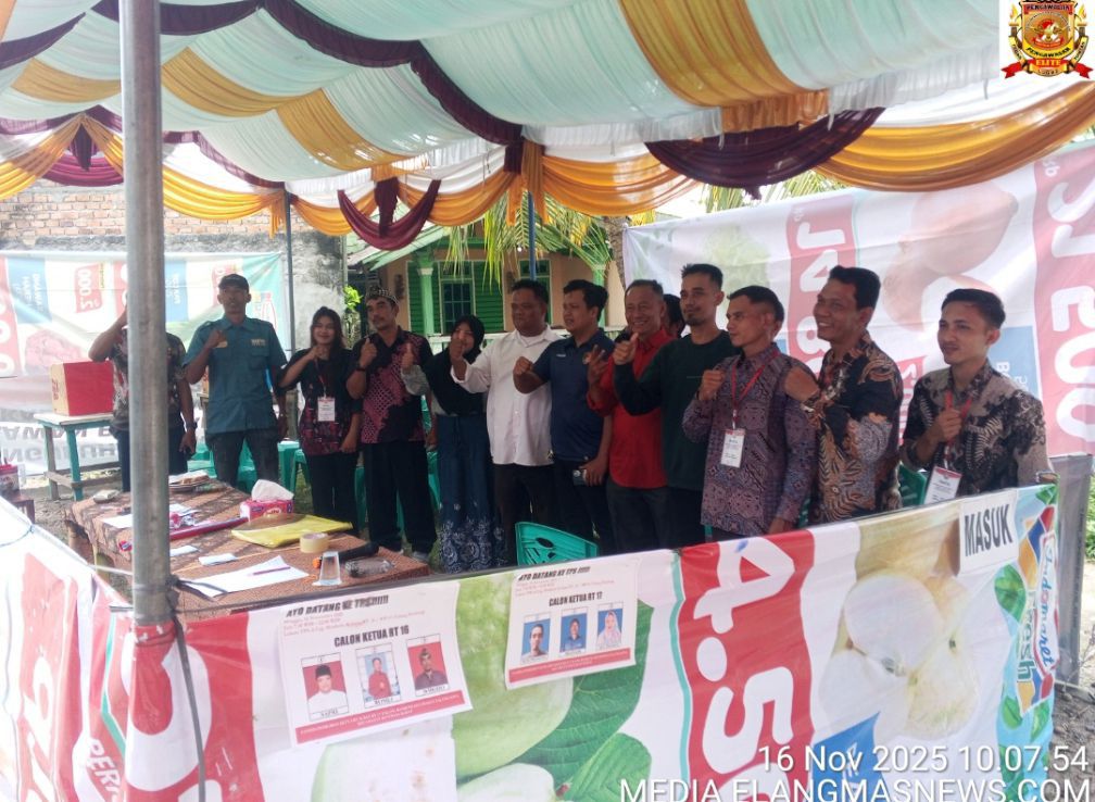 Hangat dan Bersahaja, Warga Talang Bandung Sukses Gelar Pemilihan Ketua RT