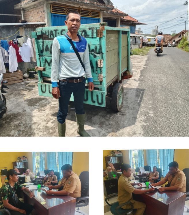 Petugas Sampah Talang Jawa Harapkan Bantuan Kendaraan Roda Tiga dari DLH OKU