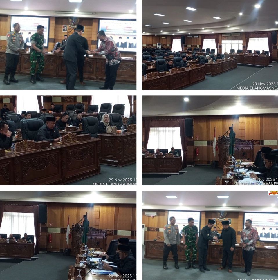 Rapat Paripurna ke-XLVIII DPRD OKU Sahkan KUA-PPAS APBD 2026